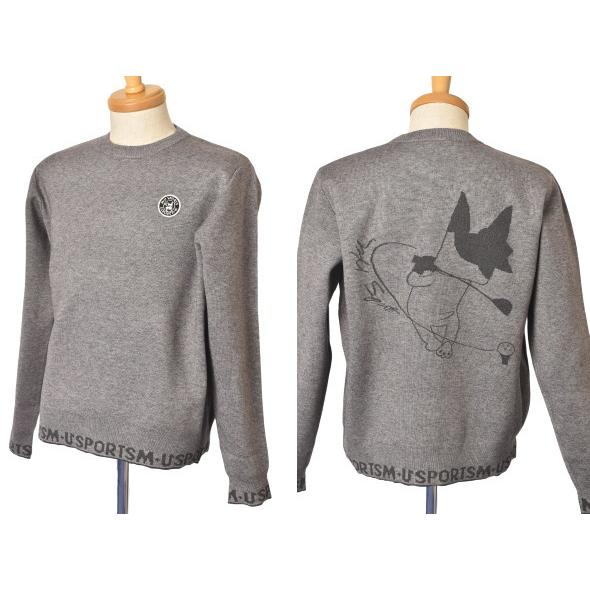 MUスポーツ M・U SPORTS ゴルフ 2025秋冬新作 メンズ クルーネック