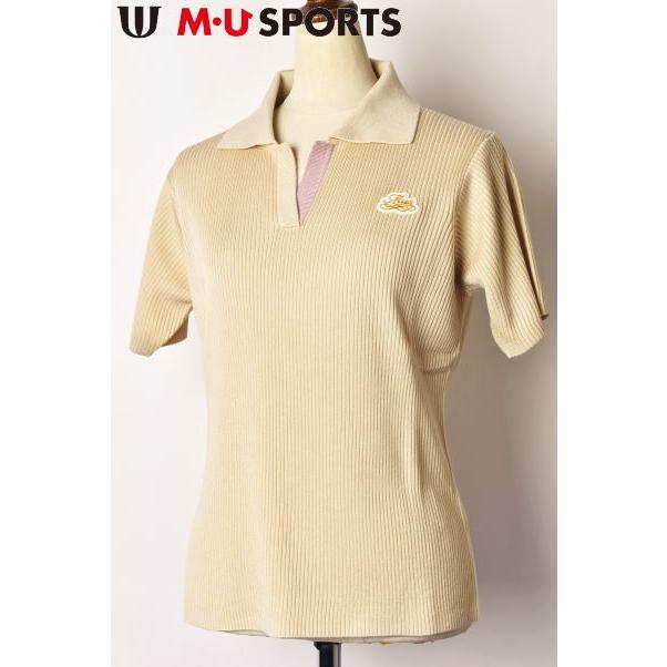 Muスポーツ レディースウエア M U Sports ゴルフ M Uスポーツ 22春夏新作 701h2222 Atelier スキッパー