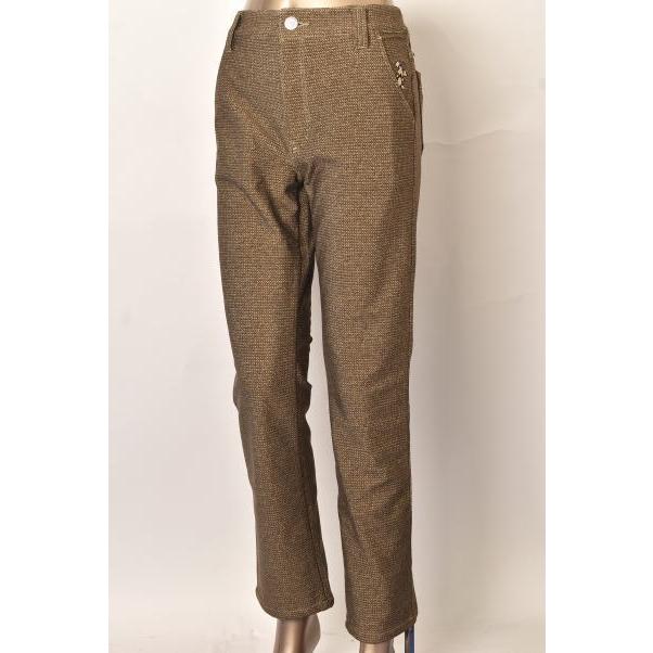 40％OFFセール！MUスポーツ M・U SPORTS ゴルフ 2024秋冬新作 レディース 裏起毛ストレッチパンツ 服 ゴルフウェア M・U SPORTS 40％OFFセール！ MUスポーツ ゴルフ 2024秋冬新作