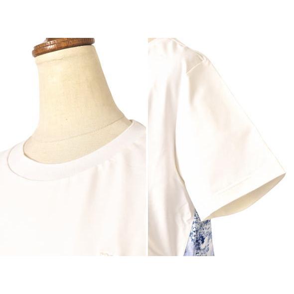 50％OFFセール！MUスポーツ M・U SPORTS ゴルフ 2025春夏新作 レディース 異素材使い半袖プルオーバー カットソー 服 ゴルフウェア アウトレット M・U SPORTS 50％OFFセール！ MUスポーツ ゴルフ 2025春夏新作