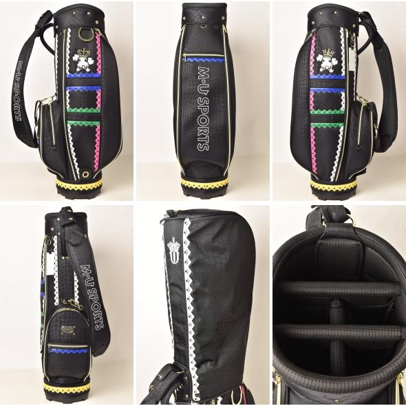 M・U SPORTS MUスポーツ ゴルフ 2024秋冬新作 レディース キャディ