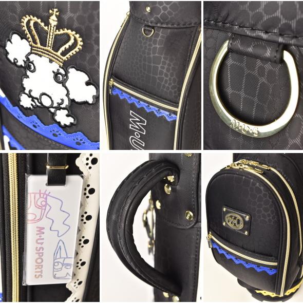 M・U SPORTS MUスポーツ ゴルフ 2024秋冬新作 レディース キャディ