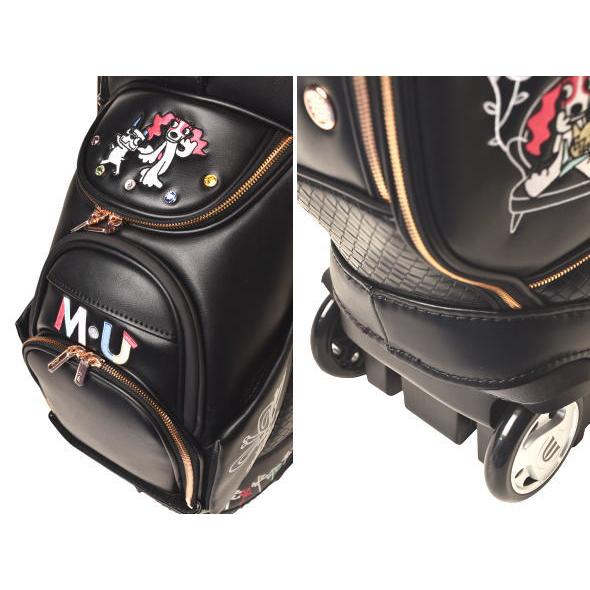 極美品✨️2025年新作　 MU SPORTS　 MUスポーツ キャディバッグ M・U SPORTS MUスポーツ ゴルフ 2025春夏新作 レディース