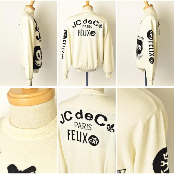 カステルバジャック CASTELBAJAC 2023秋冬新作 メンズ フィリックス FELIX THE CAT クルーネックセーター 服