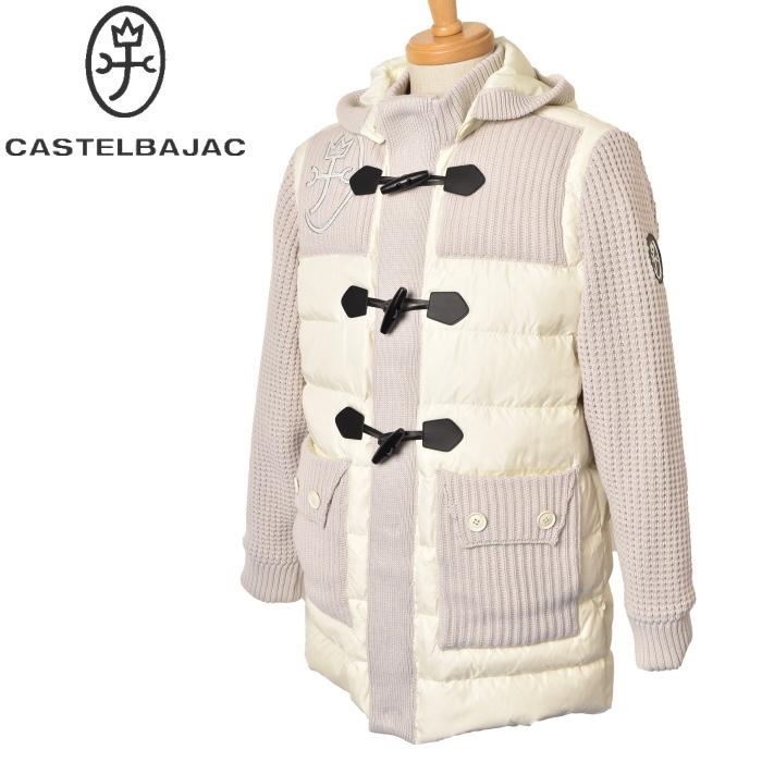 50％OFFセール！ カステルバジャック CASTELBAJAC 2024秋冬新作 メンズ ニット切替ダウンコート 服 アウトレット CASTELBAJAC（カステルバジャック） 50％OFFセール！ CASTELBAJAC 2024