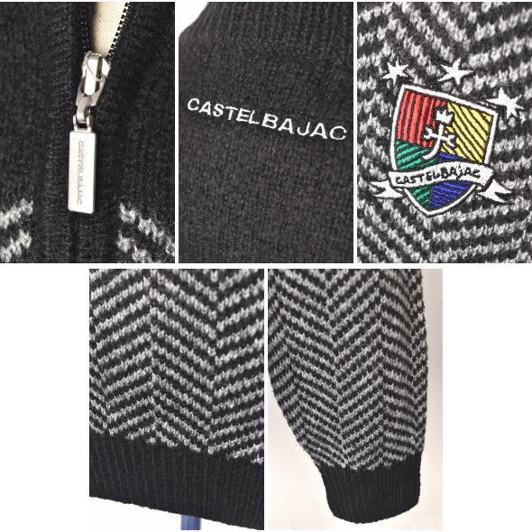 【新品】カステルバジャック　CASTELBAJAC　ハーフジップタートルセーター CASTELBAJAC 50％OFFセール！ カステルバジャック 2024秋冬新作