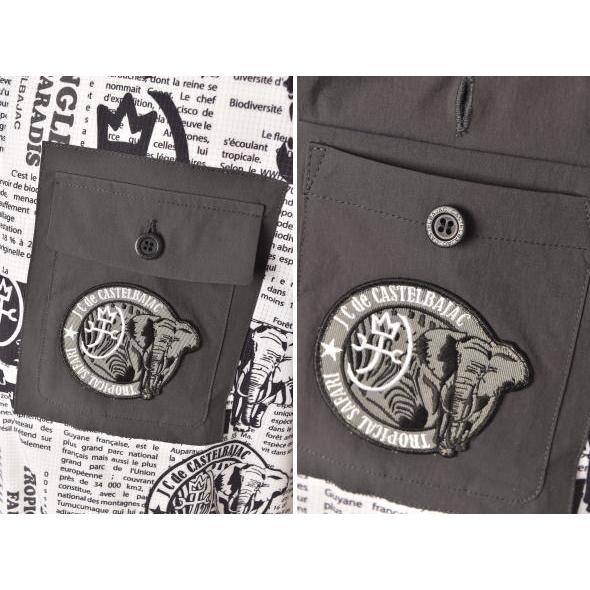 CASTELBAJAC ジップアップ シャツ CASTELBAJAC（カステルバジャック） CASTELBAJAC 2026春夏新作 メンズ