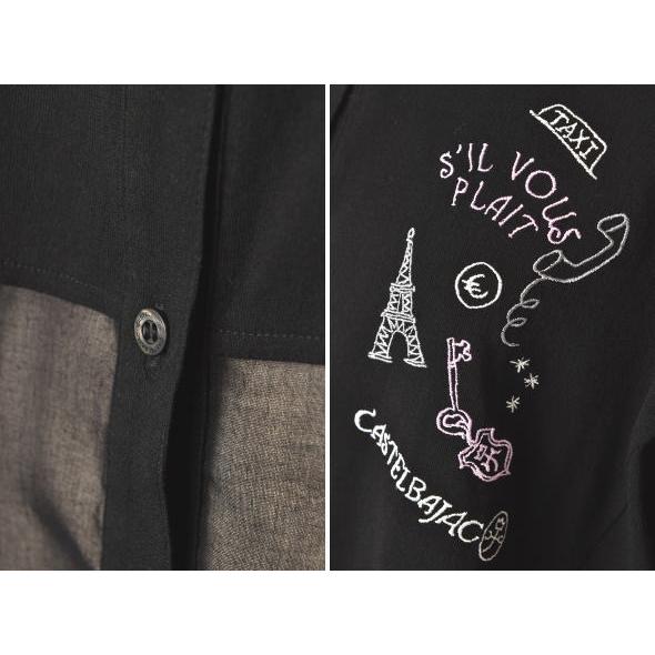 カステルバジャック CASTELBAJAC 2025春夏新作 レディース シースルー切替ロングブラウス ロングシャツ 服 CASTELBAJAC（カステルバジャック） CASTELBAJAC 2025春夏新作