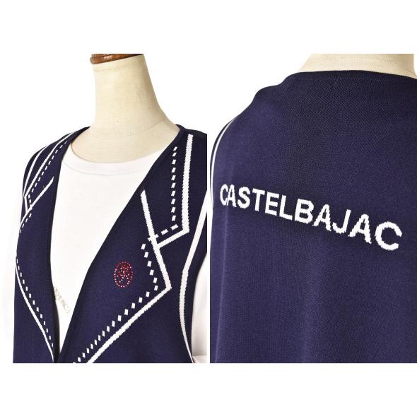 50％OFFセール！カステルバジャック CASTELBAJAC 2025春夏新作 レディース ロングニットベスト ジレ 服 アウトレット CASTELBAJAC（カステルバジャック） 50％OFFセール！ CASTELBAJAC 2025