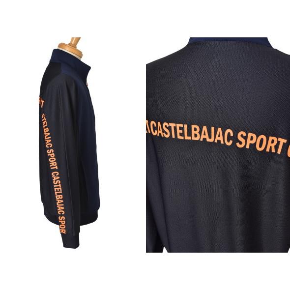 カステルバジャック スポーツ ゴルフ CASTELBAJAC 2026春夏新作 メンズ 異素材使いジップアップブルゾン 服 ゴルフウェア_2