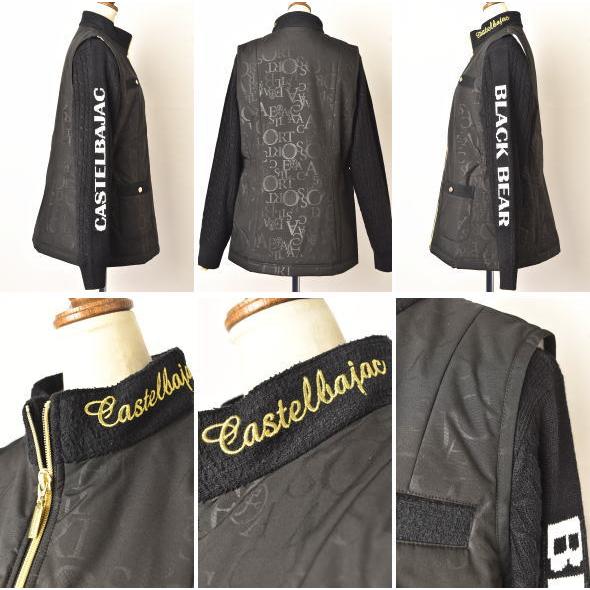 カステルバジャック CASTELBAJAC 7244317251 レディース アウター ベスト 中綿 ジップアップ ハイネック ゴルフウェア スポーツウェア ブラックライン 秋冬 CASTELBAJAC（カステルバジャック） 20％OFFセール！ スポーツ ゴルフ