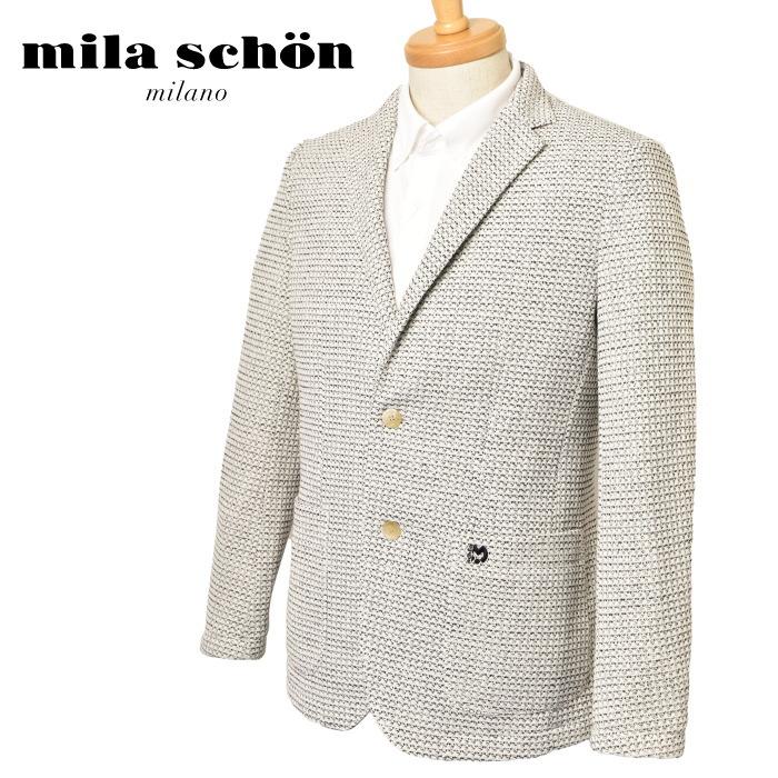 mila schon ミラショーン 2024秋冬新作 メンズ ニットジャケット 
