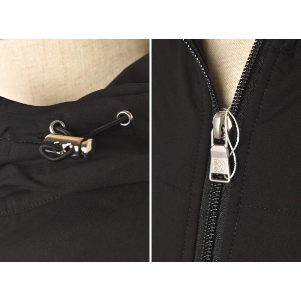 ミラショーン mila schon 2025秋冬新作 メンズ 異素材使いフーディー