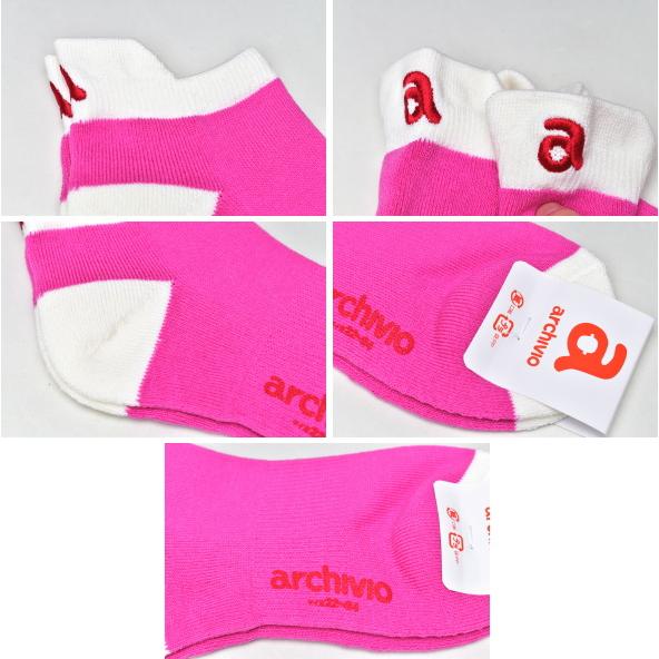 archivio アルチビオ ゴルフ 2023秋冬新作 レディース ソックス
