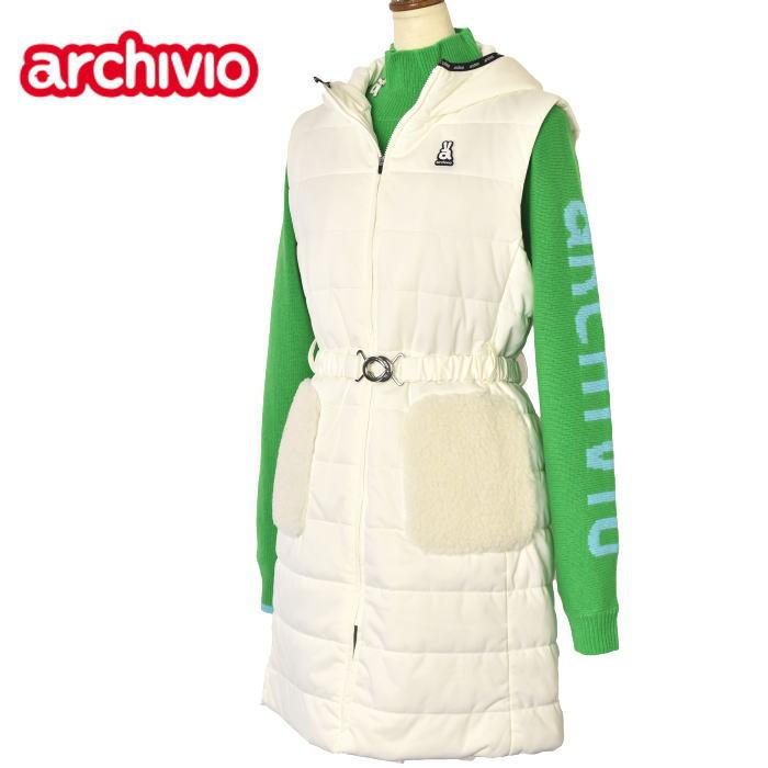 アルチビオ archivio レディース 中わた入り暖かフルジップ