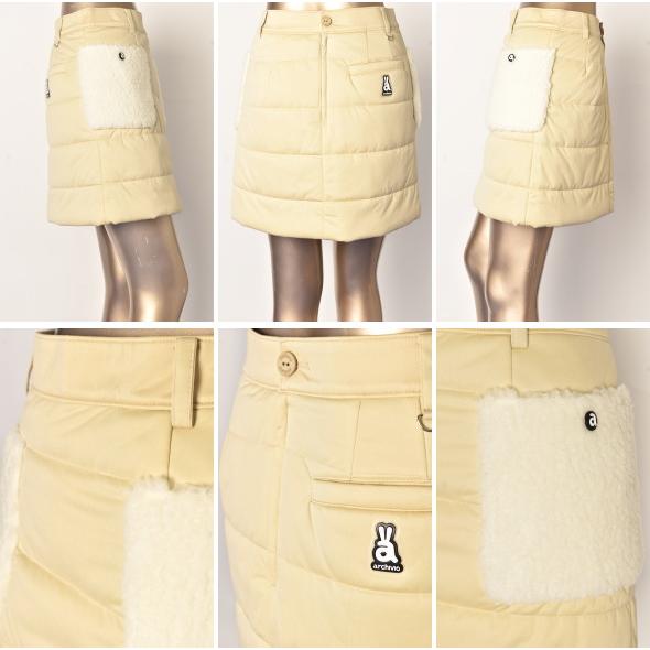 ★新品未着用★ archivio アルチビオ スカート 中綿 ダウン archivio 50％OFFセール！ アルチビオ ゴルフ 2023秋冬新作 レディース
