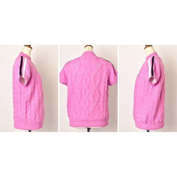 50％OFFセール！ アルチビオ archivio ゴルフ 2023秋冬新作 レディース 半袖ハイネックニットプルオーバー モックネック 服 ゴルフウェア アウトレット | archivio | 01