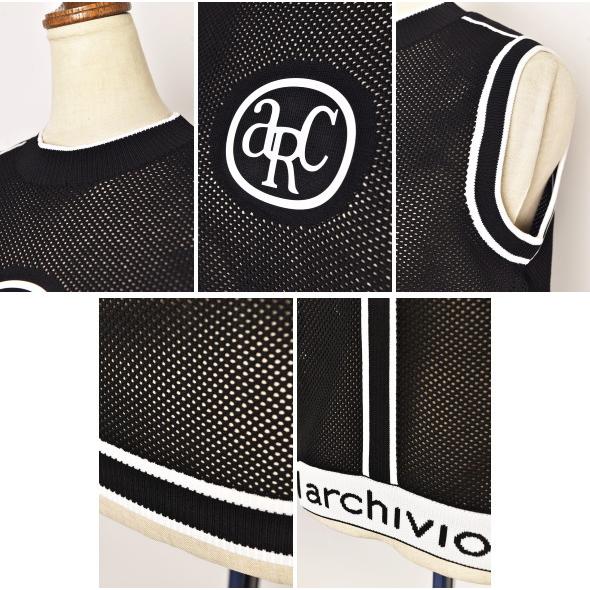 archivio ⭐️メッシュ ノースリーブベスト 値下げ❗️ archivio（アルチビオ） 50％OFFセール！ ゴルフ 2024春夏新作