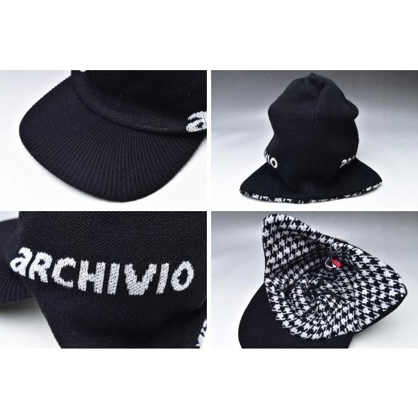 archivio - 【新品】アルチビオ ニット帽 ニットキャップ  ブラック archivio 40％OFFセール！ アルチビオ ゴルフ 2024秋冬新作