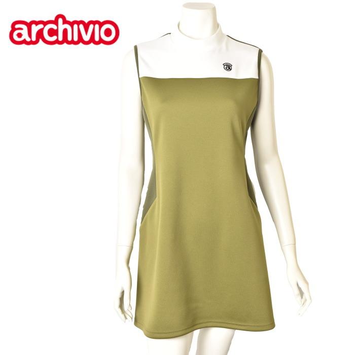 新品　アルチビオ　ノースリーブ ワンピース ゴルフ用 archivio 50％OFFセール！ アルチビオ ゴルフ 2024秋冬新作 レディース