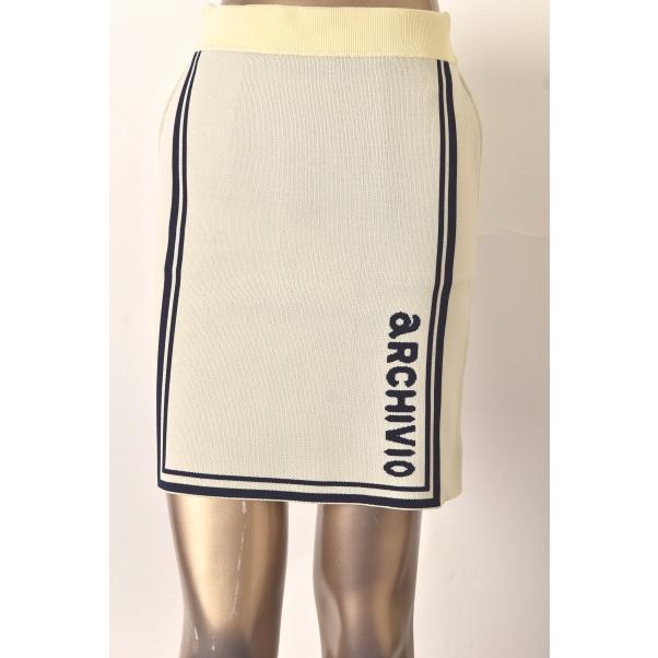 archivio - 値下げ！アルチビオ　スカート　新品 楽天市場】ARCHIVIO アルチビオ ストレッチスカート グレー系 36
