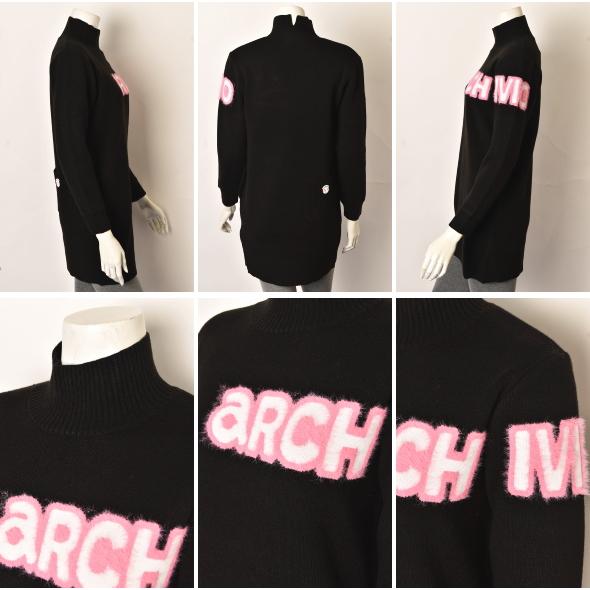 アルチビオ【新作】2024年秋冬 ハイネックロゴニットワンピース¥49,500 ハイネックロゴニットワンピース|アルチビオ-アウトレット- - ゴルフ