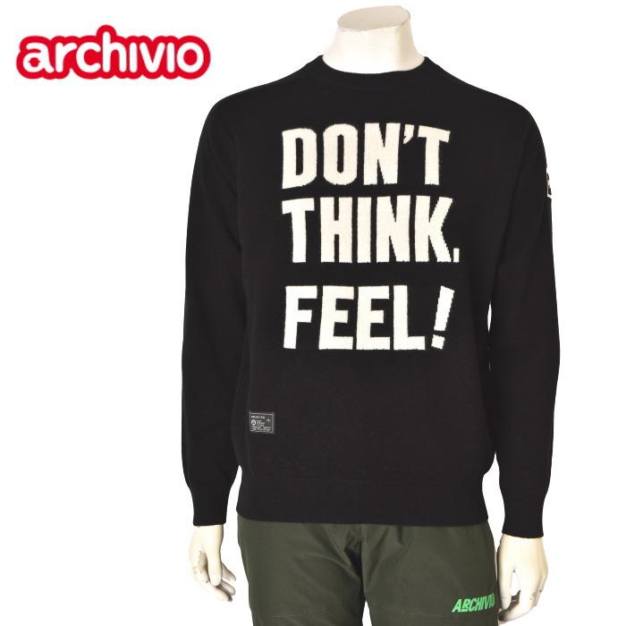 50％OFFセール！アルチビオ archivio ゴルフ 2024秋冬新作 メンズ ニットプルオーバー 服 ゴルフウェア archivio（アルチビオ） 50％OFFセール！ ゴルフ 2024秋冬新作 メンズ