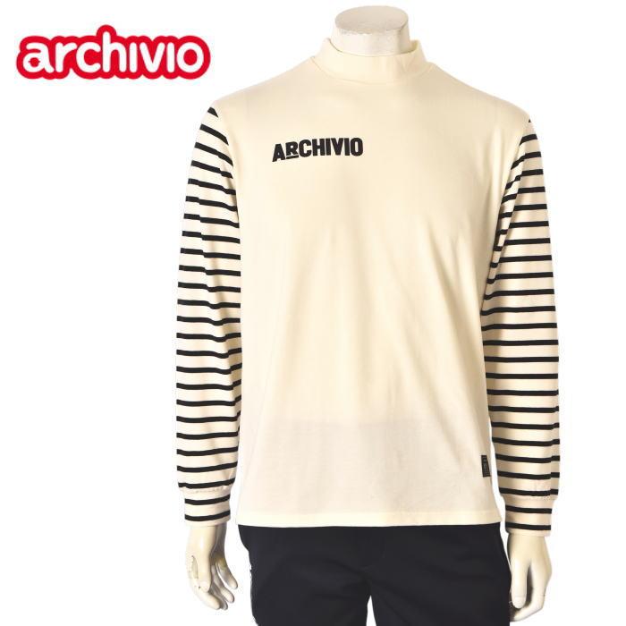 50％OFFセール！ アルチビオ archivio ゴルフ 2024秋冬新作 メンズ ハイネックプルオーバー モックネック 服 ゴルフウェア アウトレット archivio（アルチビオ） 50％OFFセール！ ゴルフ 2024秋冬新作 メンズ