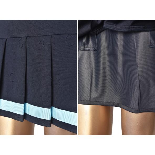 期間限定お値下げ中★アルチビオ　プリーツスカート　総柄　ブラック archivio 50％OFFセール！ アルチビオ ゴルフ 2024春夏新作