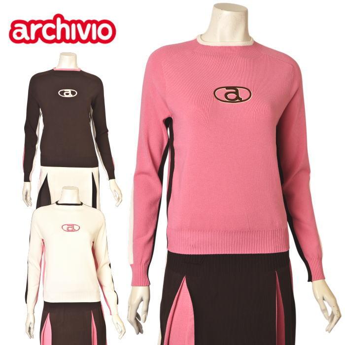 アルチビオ♡archivio♡AW♡発売中商品♡ニット♡2025年モデル♡ archivio アルチビオ ゴルフ 2025秋冬新作 レディース ニットプル