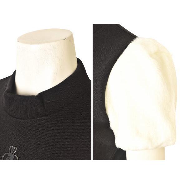 30％OFFセール！アルチビオ archivio ゴルフ 2025秋冬新作 レディース ファー切替半袖ハイネックプルオーバー ニットソー 服 ゴルフウェア アウトレット archivio（アルチビオ） 30％OFFセール！ ゴルフ 2025秋冬新作