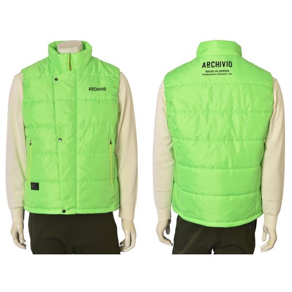 アルチビオ archivio メンズ 中綿 保温 ゴルフウェア archivio アルチビオ ゴルフ 2025秋冬新作 メンズ 中綿ジップアップ