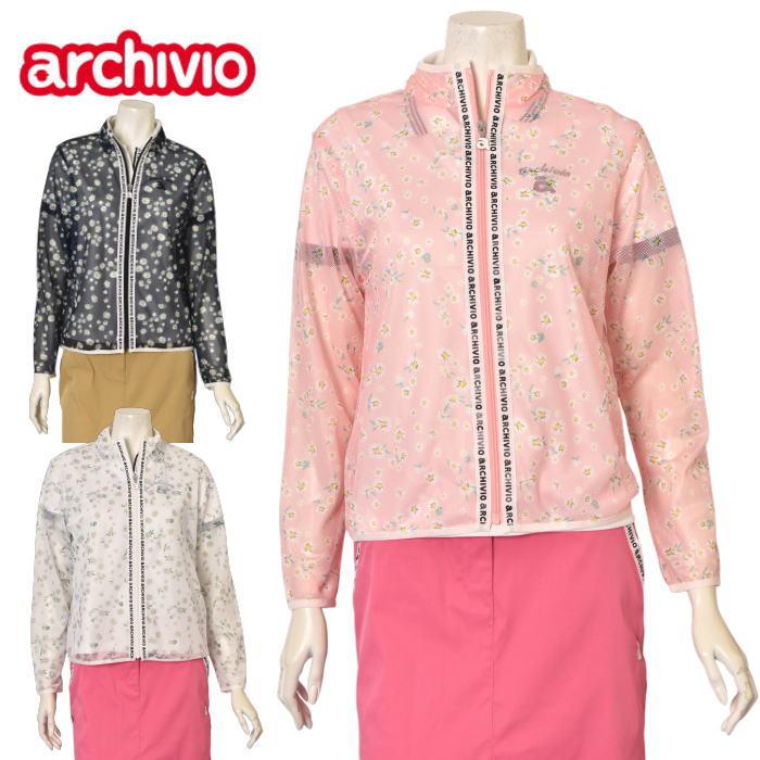 アルチビオ archivio ゴルフ 2026春夏新作 レディース ジップアップメッシュブルゾン 服 ゴルフウェア | archivio
