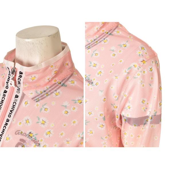 アルチビオ archivio ゴルフ 2026春夏新作 レディース ジップアップメッシュブルゾン 服 ゴルフウェア | archivio | 05