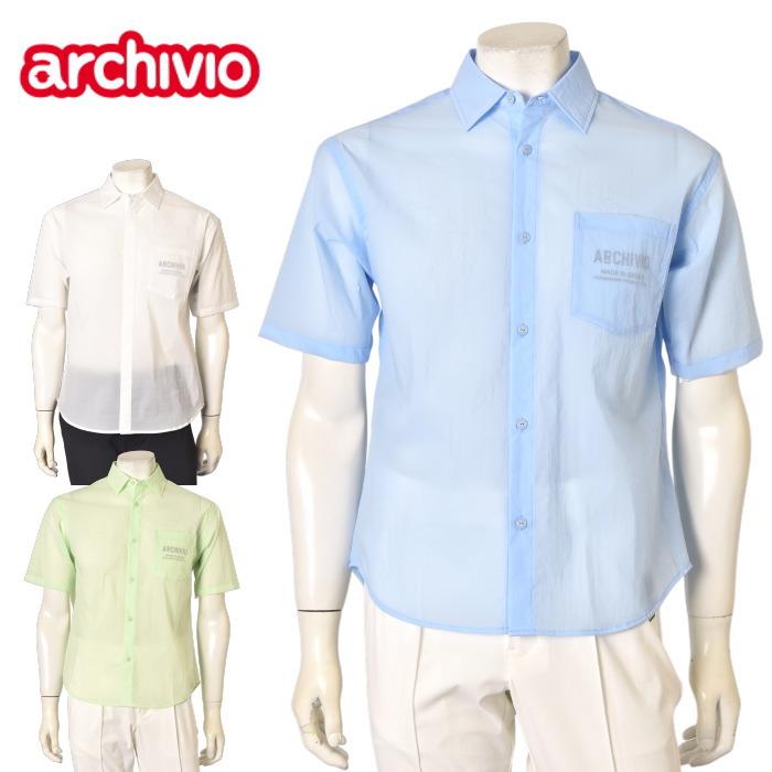 archivio（アルチビオ） ゴルフ 2026春夏新作 メンズ 半袖シアーシャツ