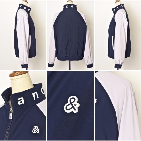 20％OFFセール！アンパスィ and per se ゴルフ 2023秋冬新作 レディース 中綿切替ジップアップブルゾン 服 ゴルフウェア and per se（アンパスィ） 20％OFFセール！ ゴルフ 2023秋冬新作