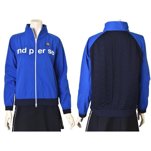 and per se アンパスィ ゴルフ 2025秋冬新作 レディース ジップアップ