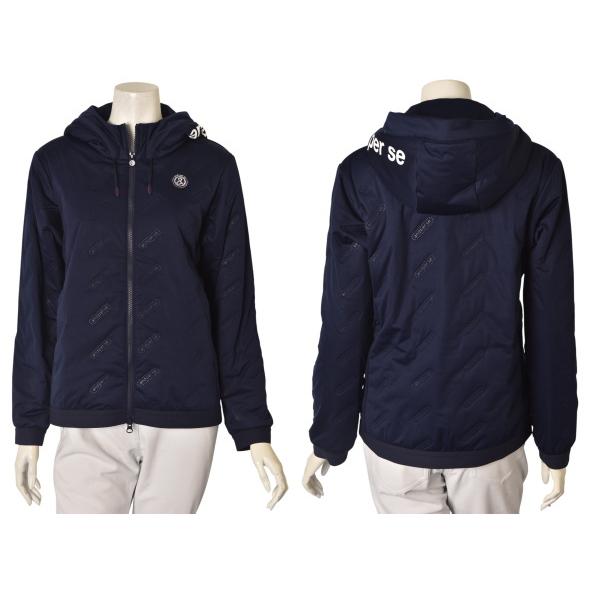 アンパスィ and per se ゴルフ 2025秋冬新作 レディース 中綿フーディーブルゾン 服 ゴルフウェア and per se（アンパスィ） ゴルフ 2025秋冬新作 レディース 中綿