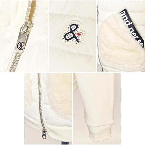 and per se アンパスィ　切り替え　ジャケット　中綿　レディース　ゴルフ and per se 20％OFFセール！ アンパスィ ゴルフ 2023秋冬新作