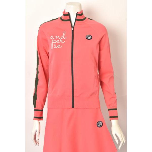 and per se アンパスィ　ニット　ジップ　ジャケット　ゴルフ　レディース and per se（アンパスィ） 20％OFFセール！ ゴルフ 2024秋冬新作