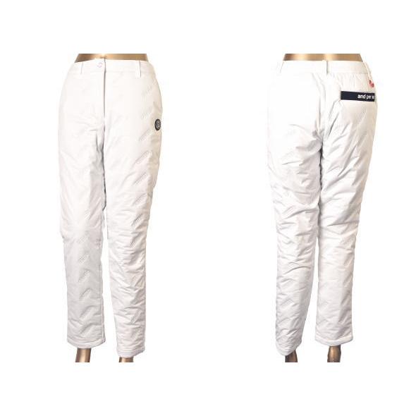 and per se（アンパスィ） ゴルフ 2025秋冬新作 レディース 中綿パンツ