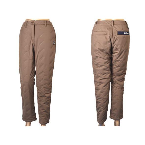 and per se（アンパスィ） ゴルフ 2025秋冬新作 レディース 中綿パンツ