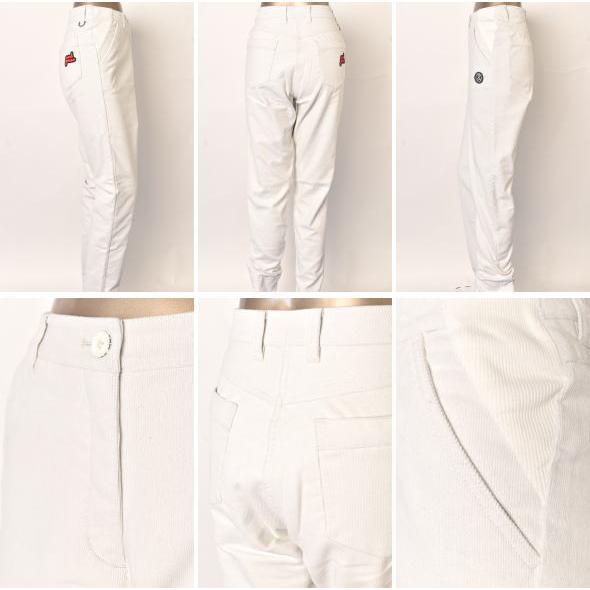 and per se ストレッチパンツ レディース　コーデュロイ　秋冬　新品 and per se 30％OFFセール！ アンパスィ ゴルフ 2023秋冬新作