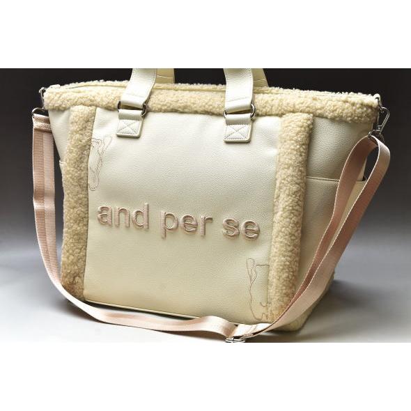 20％OFFセール！ アンパスィ and per se ゴルフ 2025秋冬新作 レディース ボストンバッグ アウトレット | and per se | 01