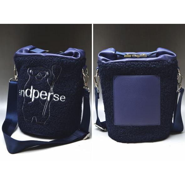 20％OFFセール！ アンパスィ and per se ゴルフ 2025秋冬新作 レディース ボア2WAYカートバッグ アウトレット | and per se | 01