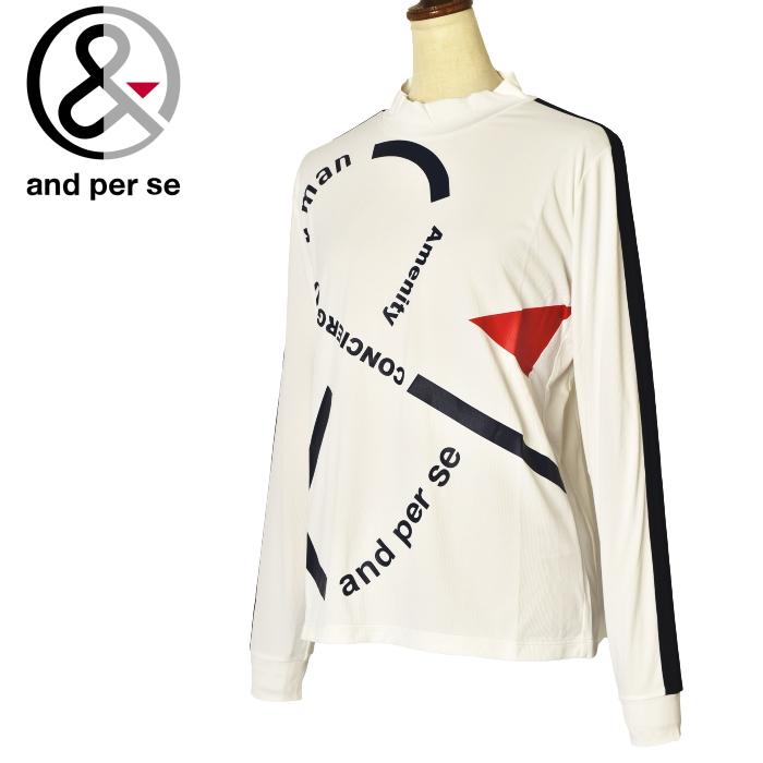 ★美品★and per se　レディース　モックネック　サイズ　LL 楽天市場】30%OFF セール and per se アンパスィ レディース