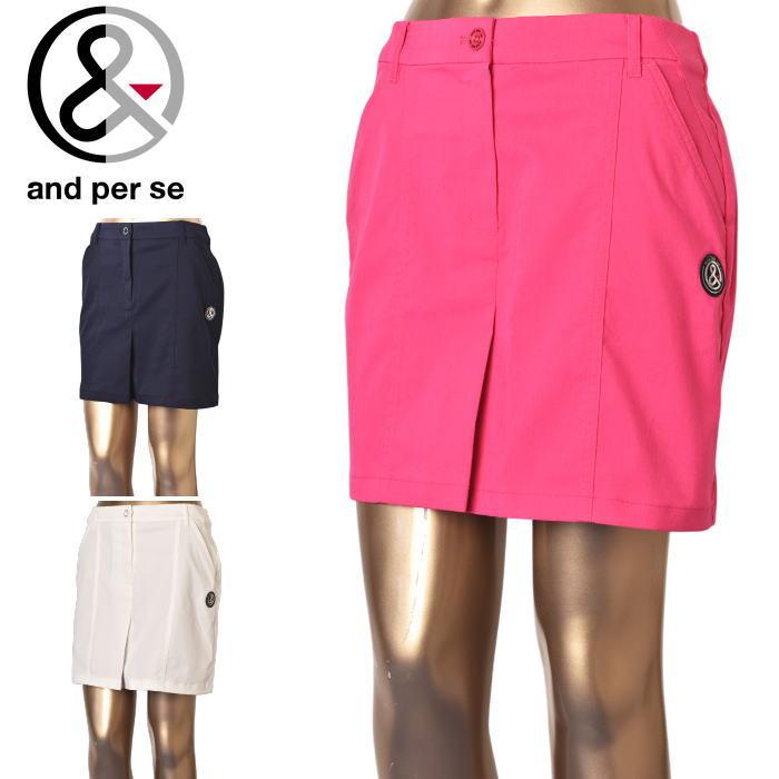 and per se（アンパスィ） ゴルフ 2025春夏新作 レディース スカート