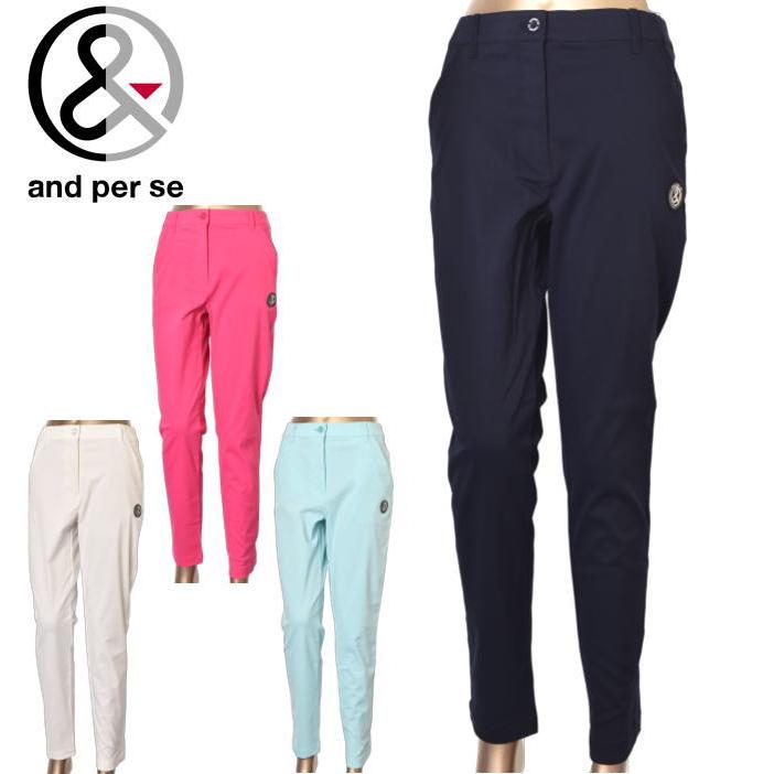アンパスィandperse2025春夏新作 and per se アンパスィ ゴルフ 2025春夏新作 レディース パンツ