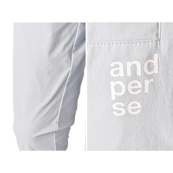 アンパスィ and per se ゴルフ 2026春夏新作 レディース クロップドパンツ 服 ゴルフウェアの画像