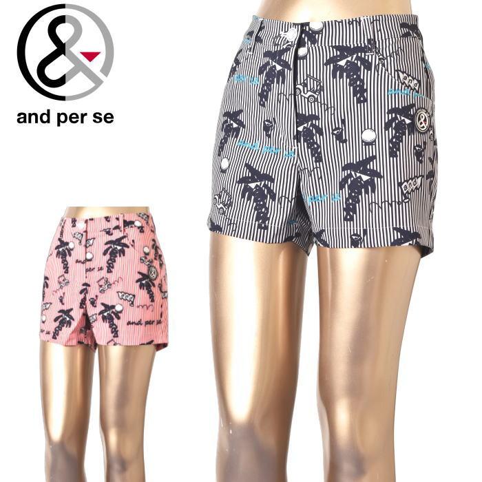 and per se ゴルフ ショートパンツ and per se（アンパスィ） 30％OFFセール！ ゴルフ 春夏アイテム